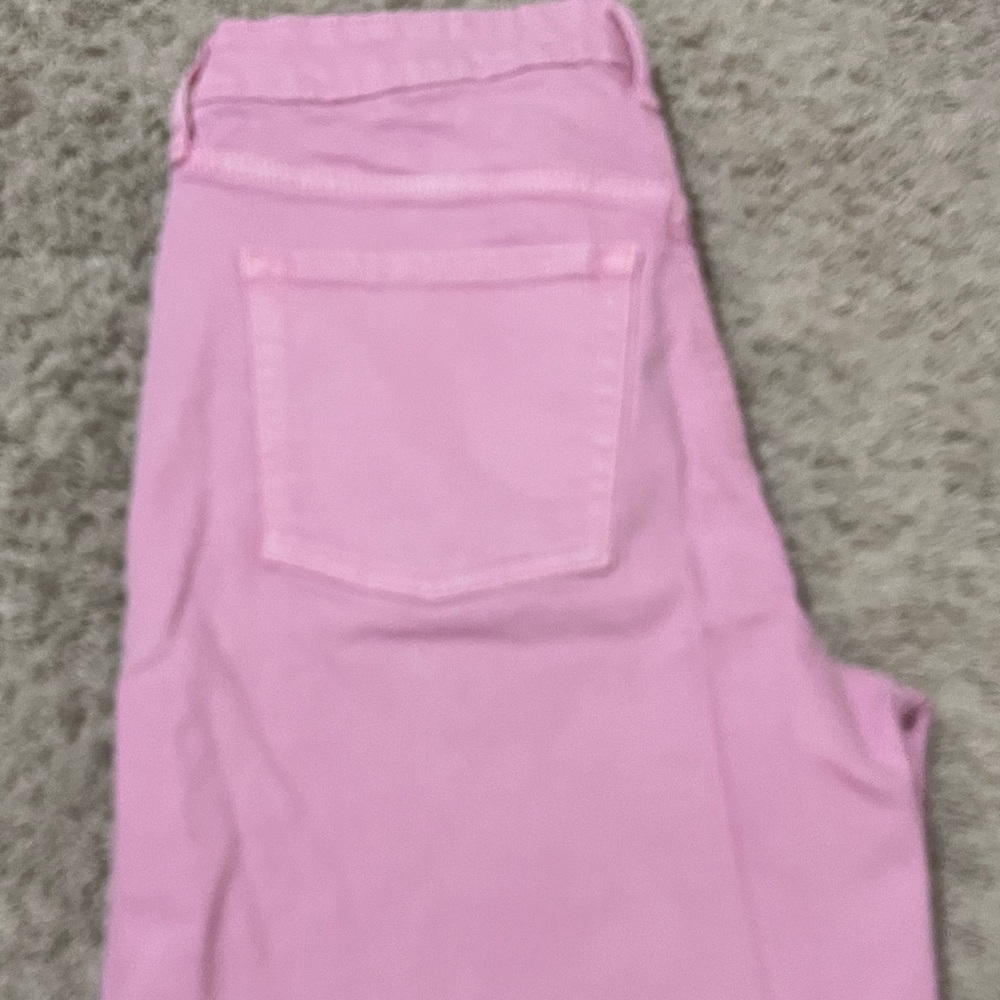 Old Navy Sky-Hi Wide Leg Jeans in Vibrant Pink